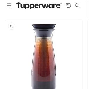 Cold brew carafe by Tupperware